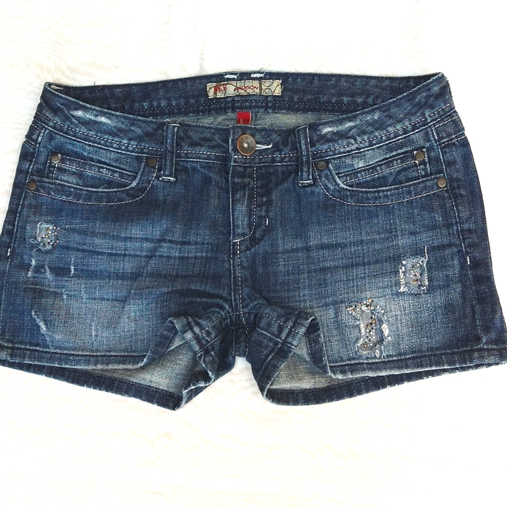 BKE Dark Blue Jean Shorts